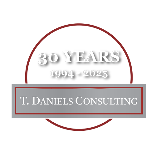 logo tdaniels 30 years